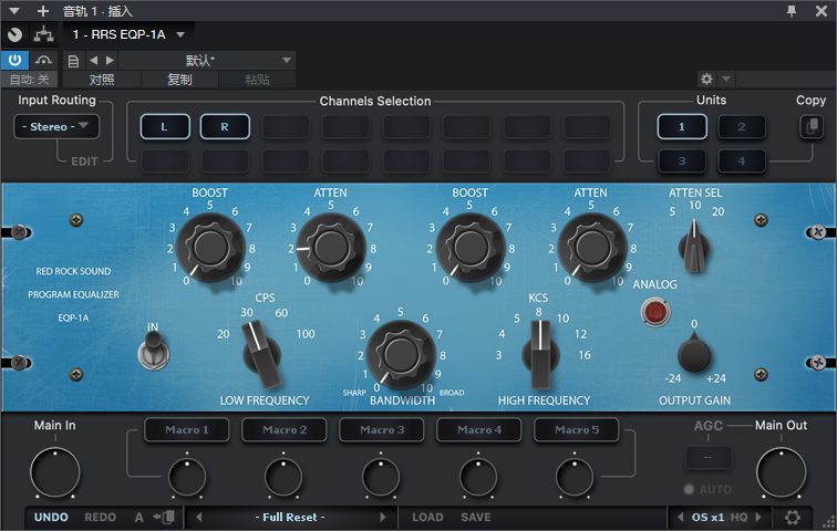 图片[2]-红岩RRS EQP-1A音频插件电子管多声道均衡效果器