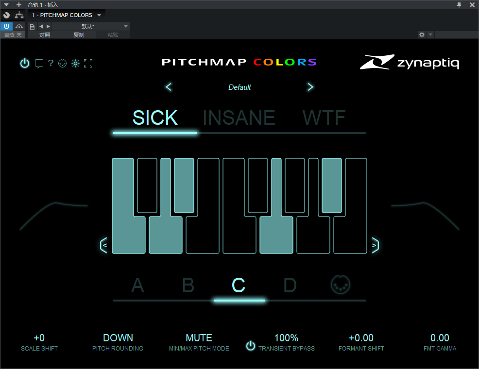 图片[2]-Zynaptiq PITCHMAP COLORS音频插件实时音频音调变调整音频效果器